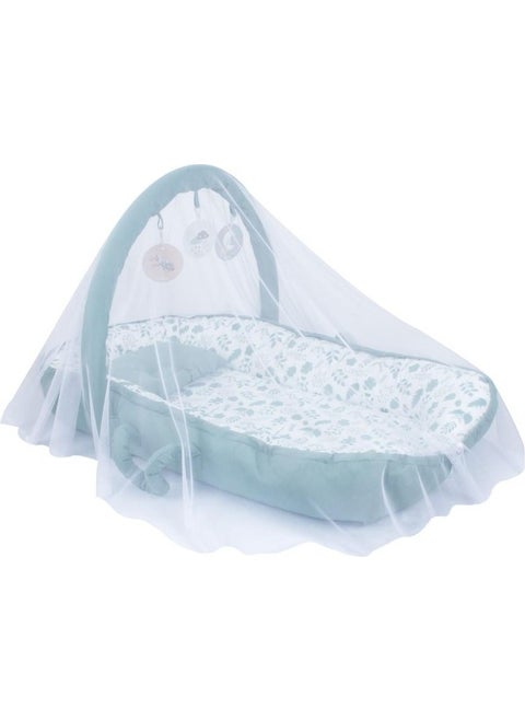Sevibebe Multifunctional Mother's Side Reflux Bed ART-276 Leaf Pattern