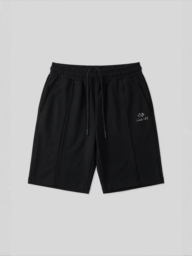 TOMMY Men's Mid Waist Wide Leg Shorts