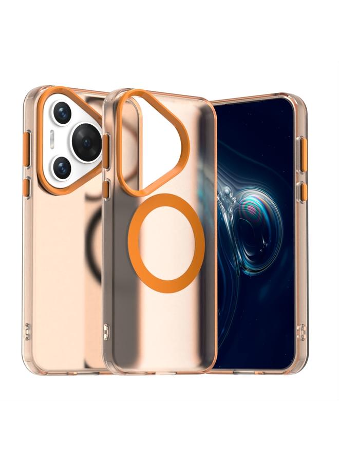 زبون جراب لهاتف Huawei Pura 70 Candy Magsafe PC Hybrid TPU - Image 1