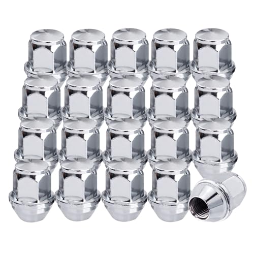 Gdydi 20 Pcs 14x15 OnePiece Chrome OEM Factory Style Lug Nuts for Stock Wheels Replacement for 201520162017201820192020 Mustang Edge MKX MKZ Aviator - Image 1