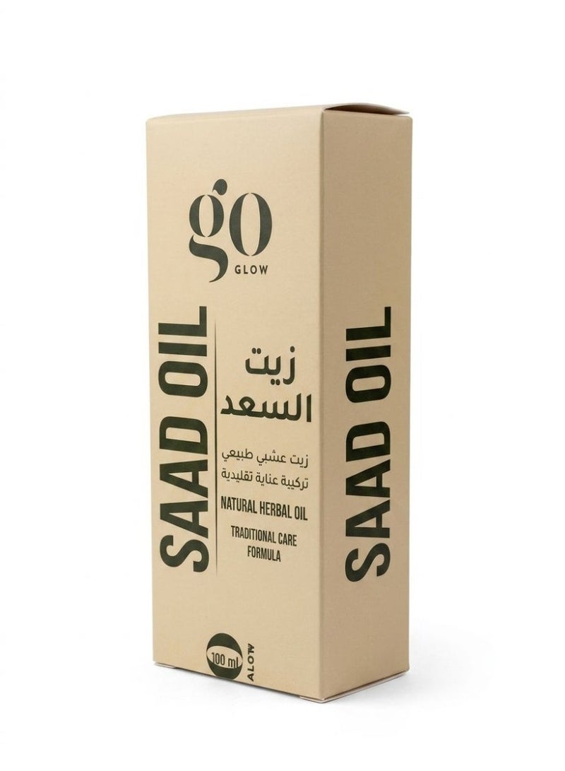 GO GLOW Saad Oil Natural Herbal Oil Traditional Care Formula 100 Ml - Image 1
