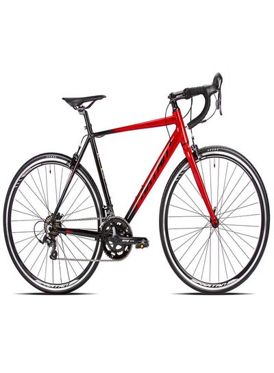 Spartan Peloton Road Bike | 28 Inch Wheel Size | 14 Speed | Lava Red Color