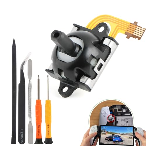 YWLRONG Left Joystick for PS5 Portal/PSVR2 Hall Effect Joysticks Replacement for PlayStation Portal Remote Player /VR2 Controller 3D Analog Stick Module Thumbsticks Accessories with Repair Tools - Image 1