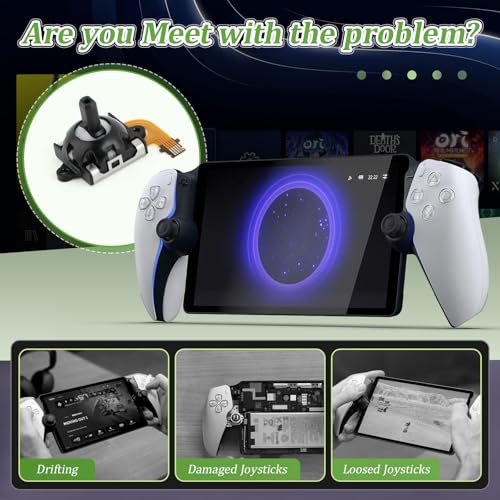 YWLRONG Left Joystick for PS5 Portal/PSVR2 Hall Effect Joysticks Replacement for PlayStation Portal Remote Player /VR2 Controller 3D Analog Stick Module Thumbsticks Accessories with Repair Tools - Image 2