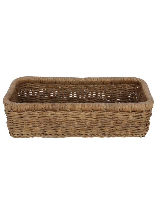 Alsaif Rectangular Wicker Serving Basket 34  - Image 1