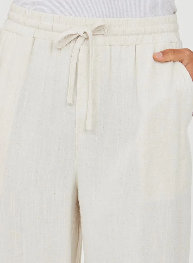 Styli Premium Linen Balloon Fit Pants