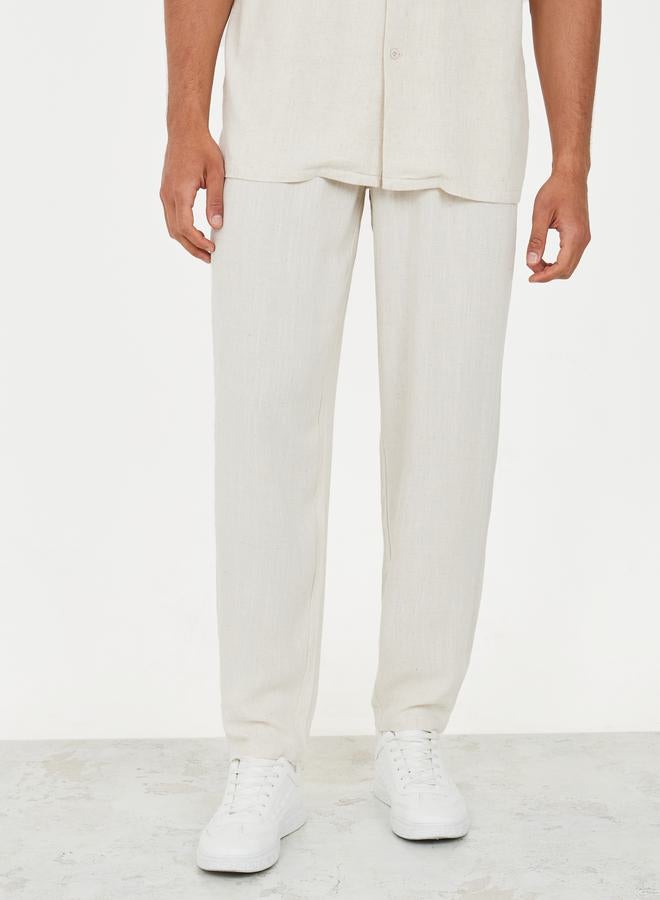 Styli Premium Linen Balloon Fit Pants  - Image 2