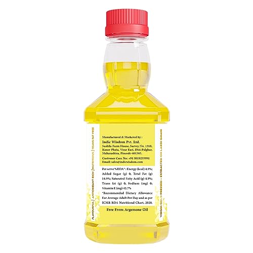 IndicWisdom Wood Pressed Sweet Almond Oil 100 ml (Cold Pressed Sweet Almond Oil - Extracted on Wooden Churner) - Image 2