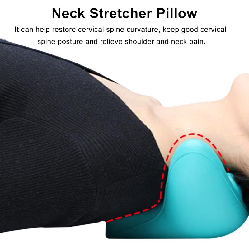 Neck Stretcher Pillow For Neck Shoulder Pain Relief Cervical Traction Device Posture Corrector Neck Shoulder Relaxer Massager - Image 3