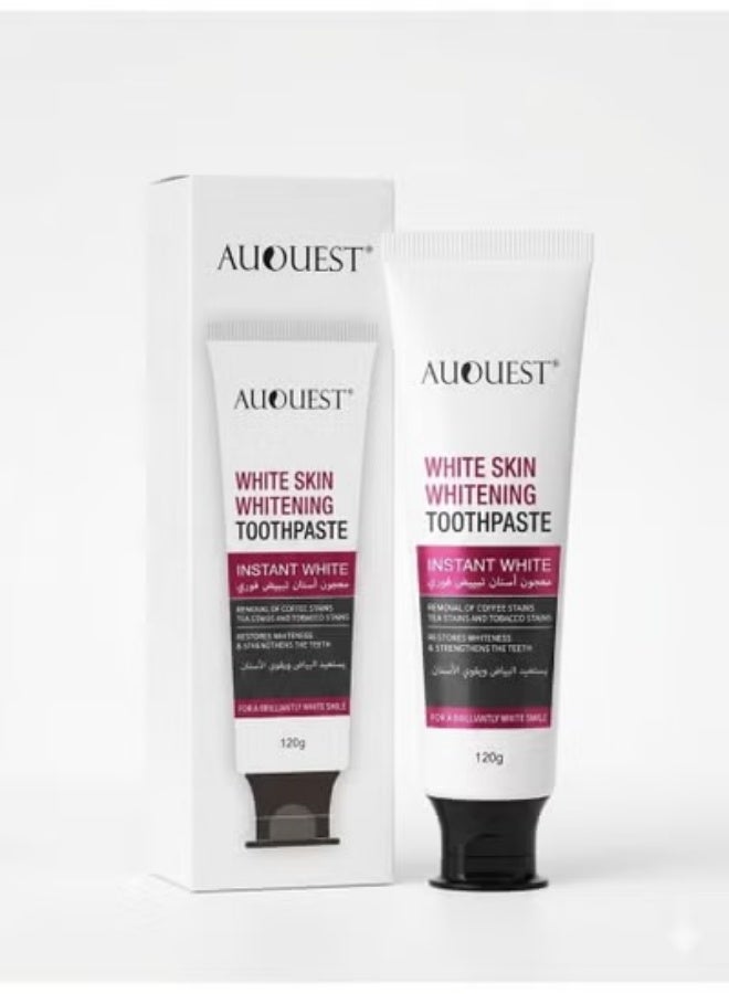 AUQUEST WHITE SKIN Instant Whitening Toothpaste – 120g