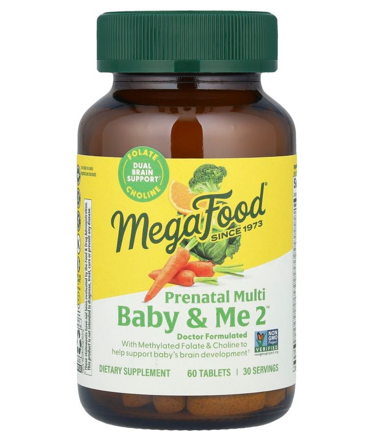 MegaFood Baby & Me 2™ Prenatal Multi 60 Tablets