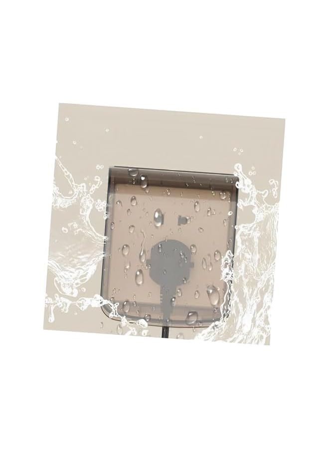 promass Outdoor Outlet Cover, 2 Pack Self Adhesive Outdoor Plug Cover, Waterproof Outlet Cover Box, Electrical Outlet Cover for Bathroom, Kitchen, Indoor, Outdoor and Many Other Places - Image 4