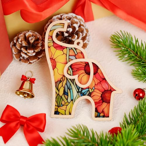 Manoai 6 Pcs Friendship Elephant Ornament with Story Card, Elephant Gifts for Women Sisterhood Ornament, Friendship Gifts for Women, Birthday Presents for Best Friends Sisters Special Bond Decor, Suncatcher - Image 4