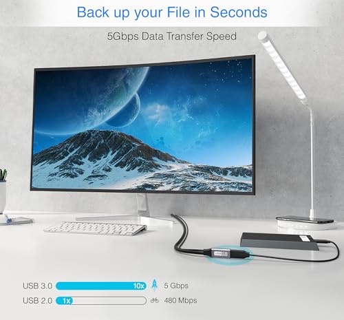 BlueRigger USB 3.0 Extension Cable (32FT, Active, 5 Gbps, in-Wall CL3 Rated, Type A Male to Female Cord) - Long USB Repeater Extender for VR Headset, Printer, Hard Drive, Keyboard, Mouse, Xbox - Image 2