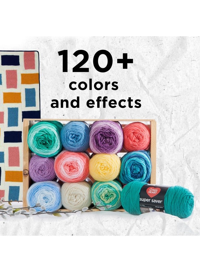 Red Heart Super Saver White Yarn - 3 Pack of 198g/7oz - Acrylic - 4 Medium (Worsted) - 364 Yards - Knitting/Crochet - Image 4