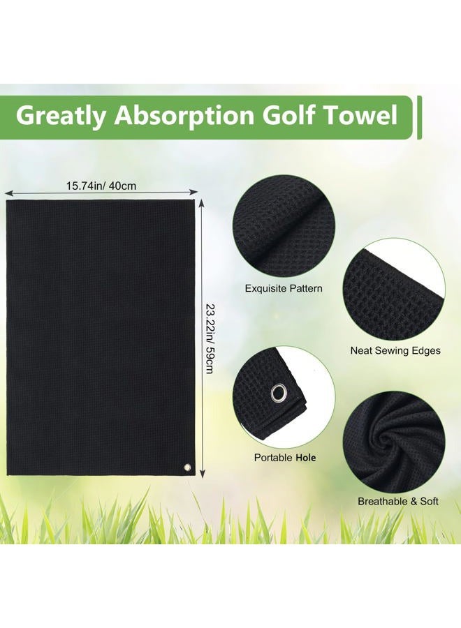 Anglekai 4PCS Golf Club Brush Set, Golf Club Brush Groove Cleaner with 4 Ounces Squeeze Bottle and Bristles/Golf Groove Sharpener/Golf Towel/Retractable Key-Ring for Cleaning Golf Groove Brush - Image 5