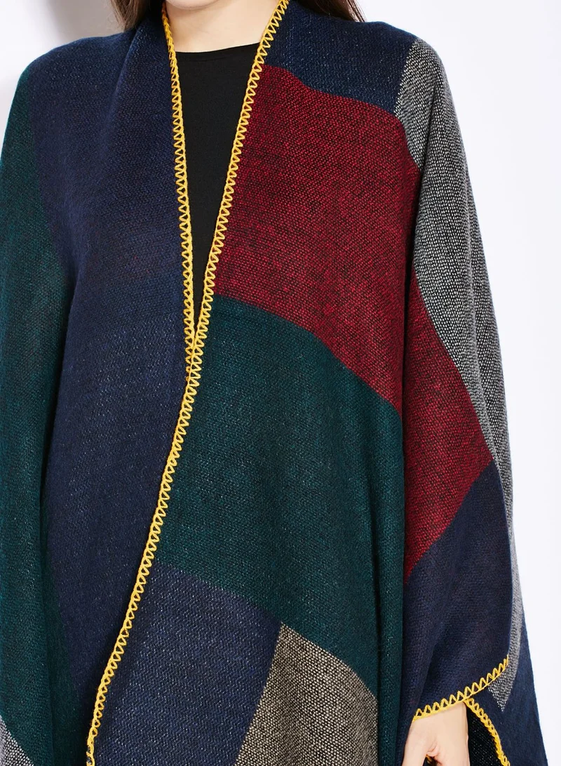 ONLY Colour Block Poncho
