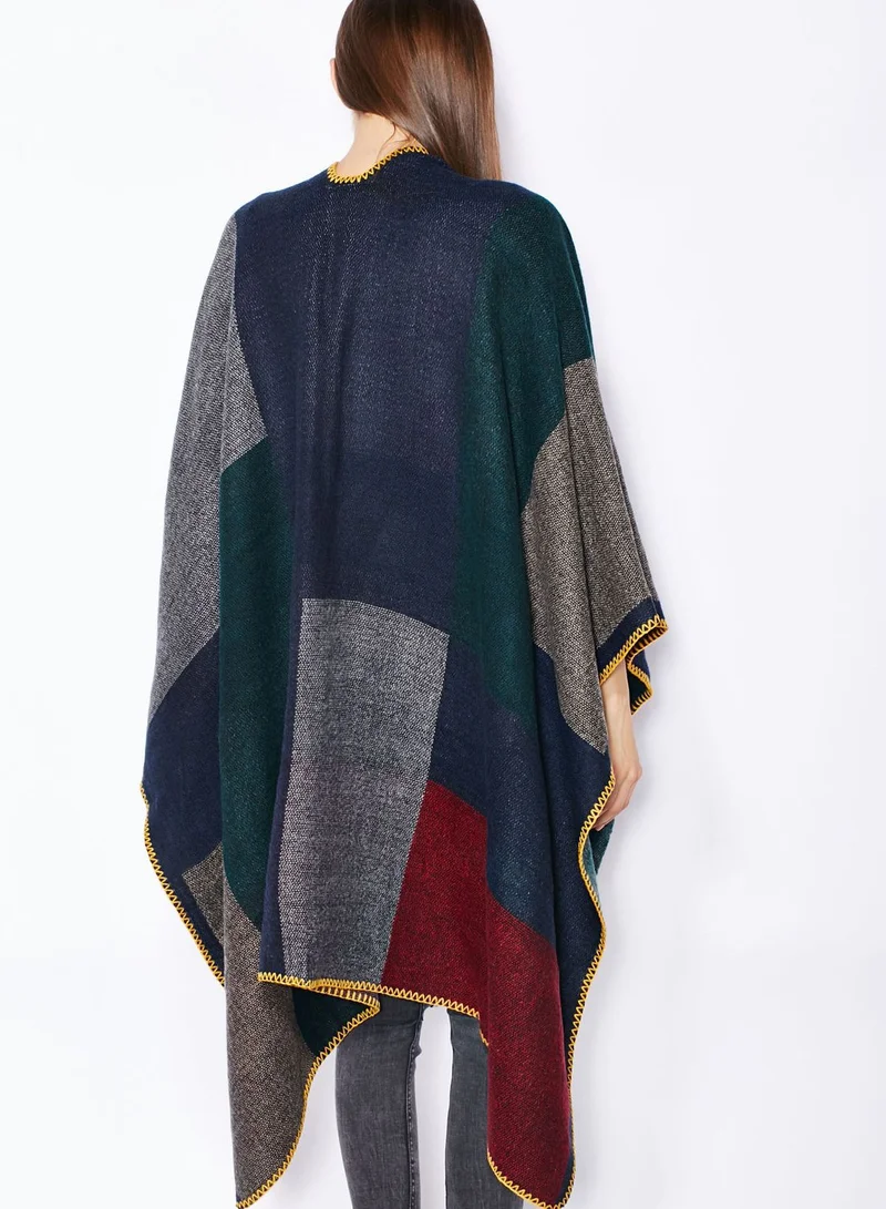 ONLY Colour Block Poncho