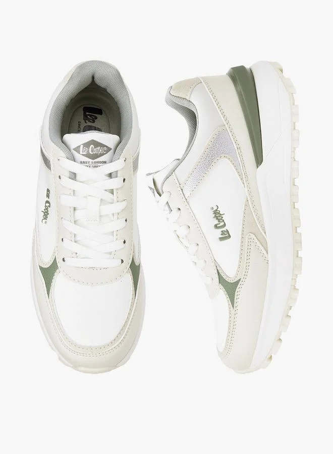 Lee Cooper Women's Panelled Lace-Up Sneakers
