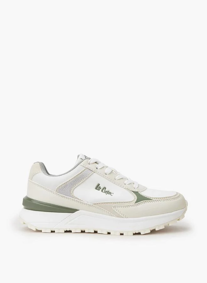 Lee Cooper Women's Panelled Lace-Up Sneakers