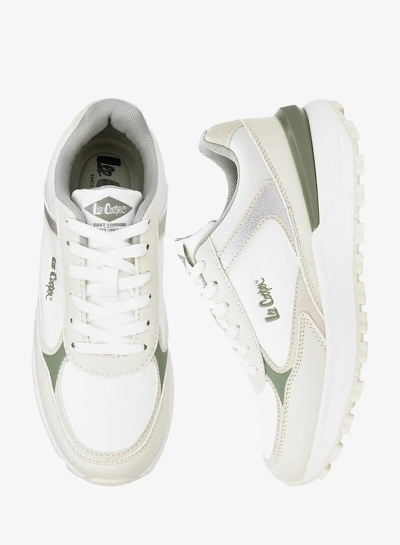 Lee Cooper Women's Panelled Lace-Up Sneakers