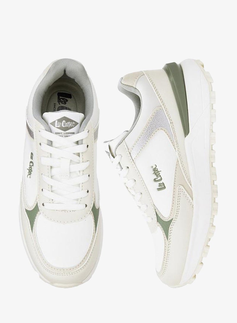 Lee Cooper Women's Panelled Lace-Up Sneakers - Image 2