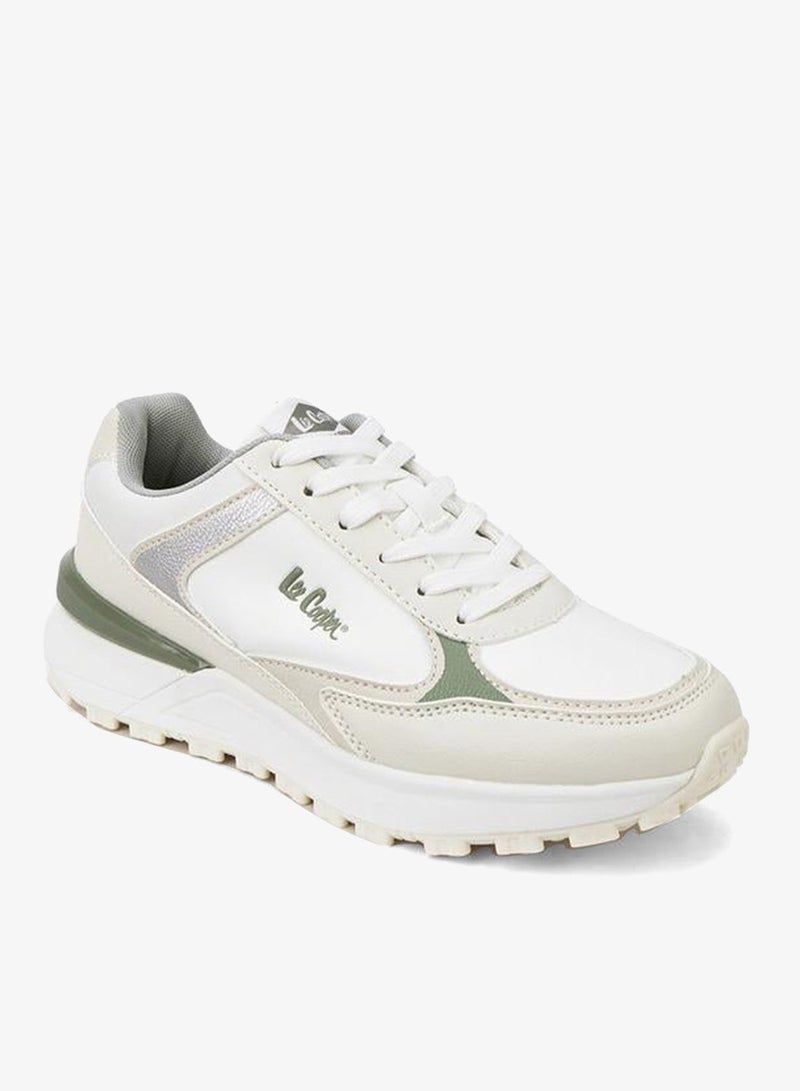 Lee Cooper Women's Panelled Lace-Up Sneakers - Image 3