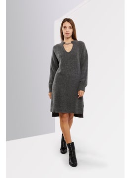 Women Knitted Long Sleeve Sweater Dress, Berby Heather - pzsku/Z17886259171EB9A6749DZ/45/_/1739801584/c387d3b7-988b-475e-b1e8-2ee19b4d9408