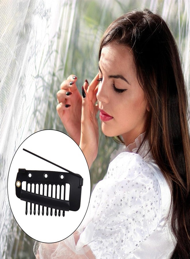 NICECRAFT 16 Pcs Chunni Clips Multipurpose Dupatta Clips Secure Wig Tikka Black - Image 5