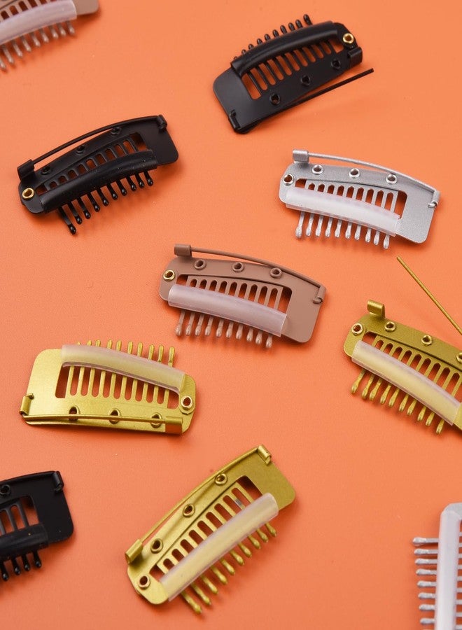 NICECRAFT 16 Pcs Chunni Clips Multipurpose Dupatta Clips Secure Wig Tikka Black - Image 4