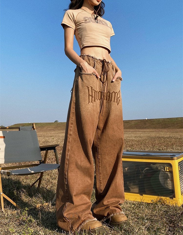 Unisex Casual Daily Denim Jeans - Image 1