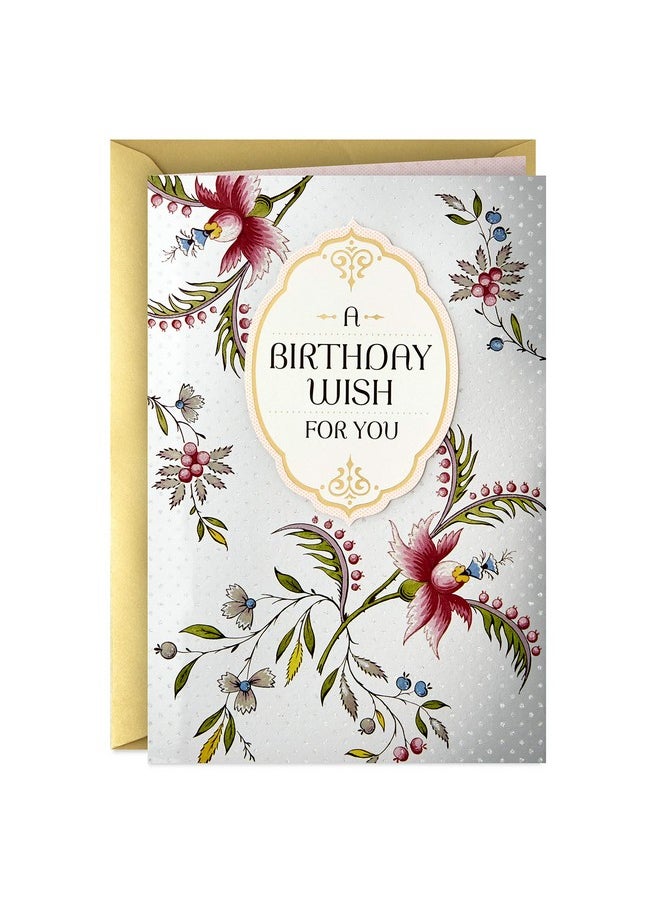 Hallmark Hallmark Golden Thread Birthday Card (A Birthday Wish)  - Image 1