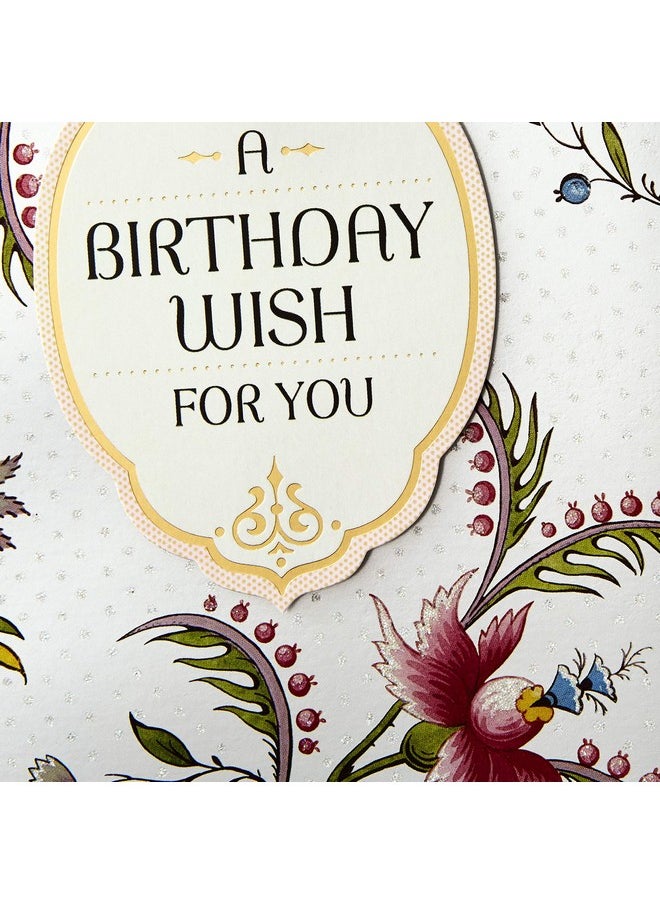 Hallmark Hallmark Golden Thread Birthday Card (A Birthday Wish)  - Image 4