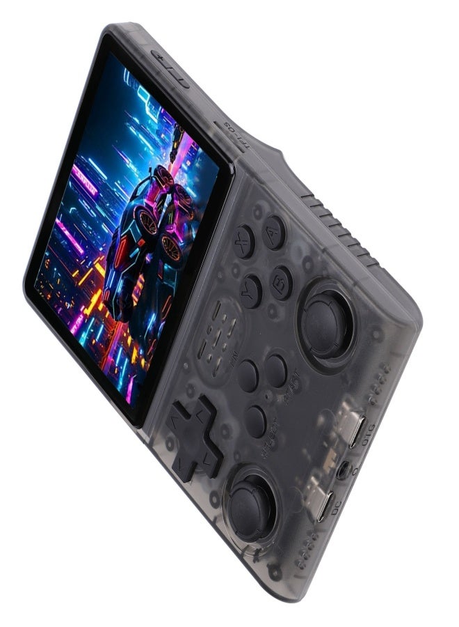 Handheld Game Console 3.5 Inch IPS 640x480 Screen Retro Video Gaming Console 256GB Memory 30000 Games Built in 45 Emulator Transparent Black - Image 1