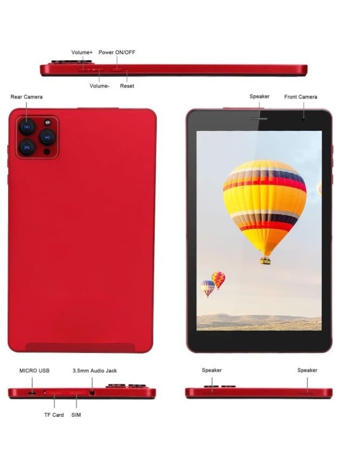 REBENUO CM813 pro Tablet 8-inch screen LTE connectivity supports 5G band Wi-Fi connection equipped with 8GB RAM and 512GB storage space with a durable shock-resistant cover (GREEN)  - Image 3