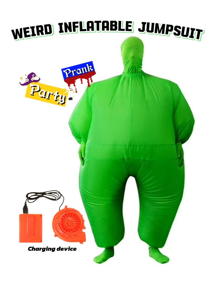 زي كامل الجسم قابل للنفخ. بدلة كبار مضحكة. هالوين / حفلة / مزحة يجب أن يكون - Image 1