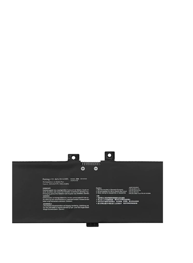 Terabyte B31N1635 Battery for ASUS VivoBook A705U A705UA X705U X705UA X705UB X705UF X705UV X705UN X705UQ X705N X705NA X705NC X705M X705MA X705MB F705MB 05M F7 05MA F705NA F705NC Pro 17 N705U N705UD - Image 2