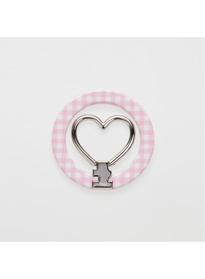 Tagi. Heartbeat Happy 3d Magnetic Ring Handheld Desktop Stand Tpu For Apple Iphone Anti-fall Berry Phone Stand - Image 1