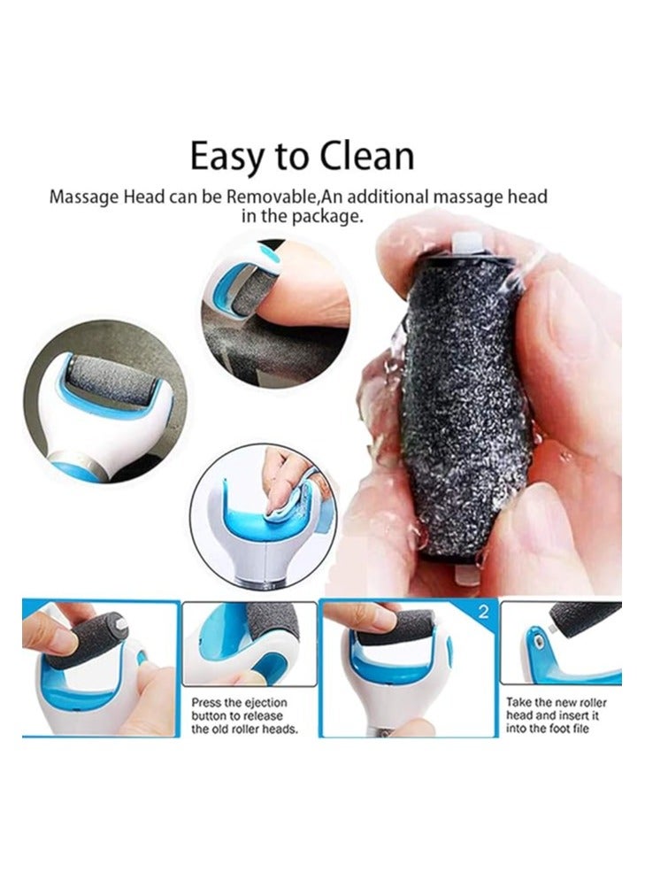 Electric Foot File, Pedicure Tools for Smoother Heels, Dry Feet and Dead Skin - Image 4