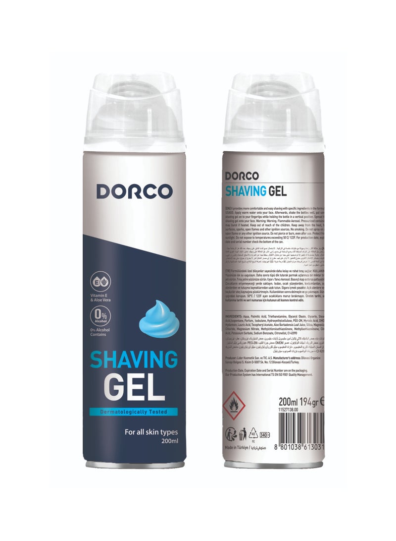 DORCO Dorco Shaving Gel 200ml - Image 1