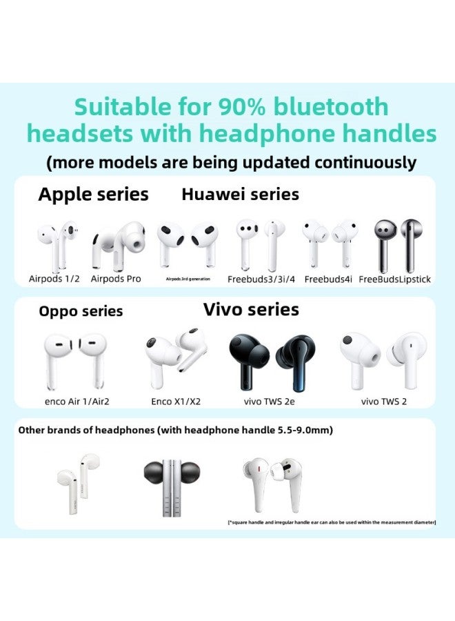 Wireless Headset Anti-lost Rope For Apple Airpods Bluetooth Headset Cable Magnetic Pro2 Generation Holder For huawei O-Memory Capacity:Rose Purple [classic Style] ReinForced And Not Easy To Break - Earphones Anti-lost Rope  - Image 1