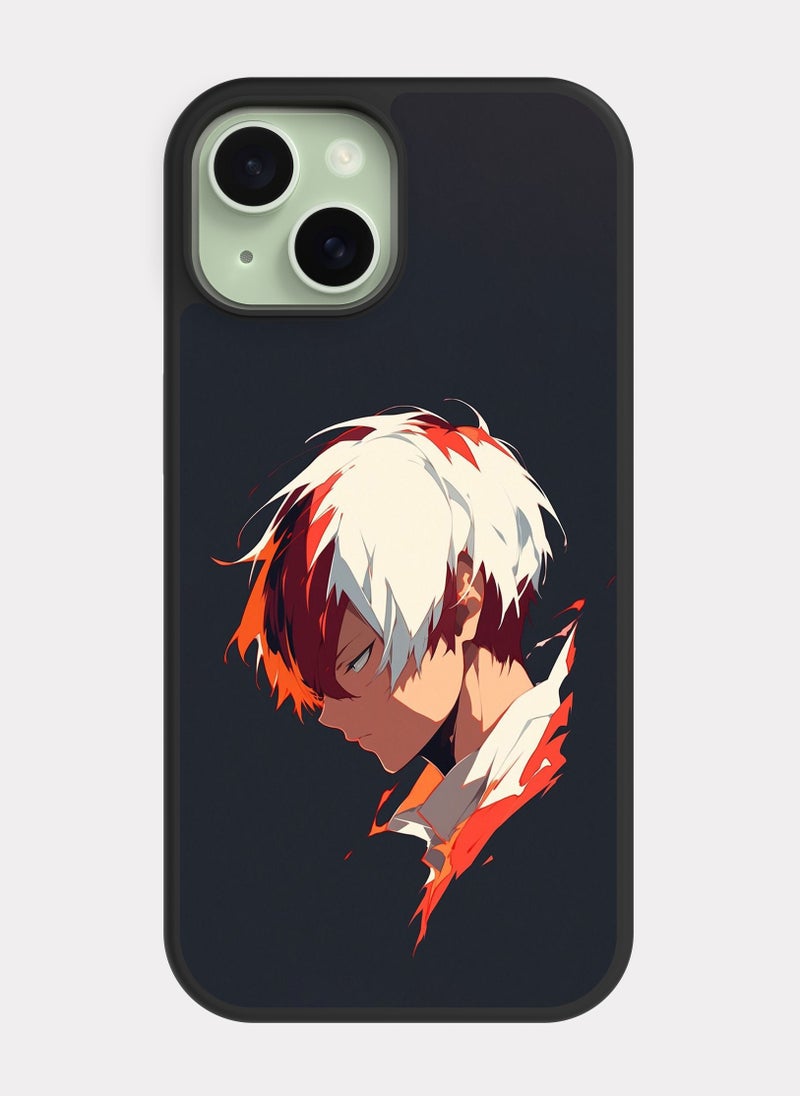 بكسلات كفر ايفون 15 بوكو نو هيرو اكاديمية تـودوروكـي شـوتـو متعدد الالوان - Image 1