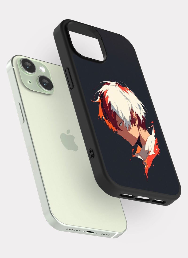 بكسلات كفر ايفون 15 بوكو نو هيرو اكاديمية تـودوروكـي شـوتـو متعدد الالوان - Image 2