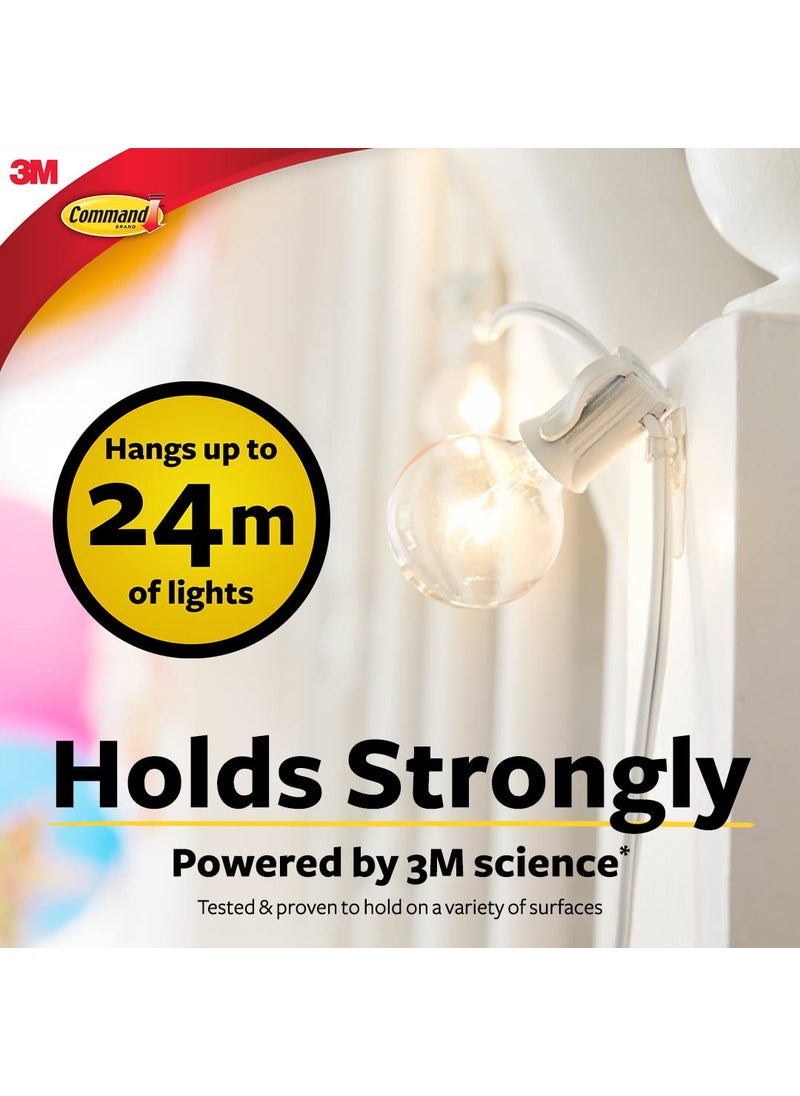 Command Command Plastic Clear Decorating Organizing Wall Hooks Holds Strongly Reusable Adhesive Hooks F  - Image 3