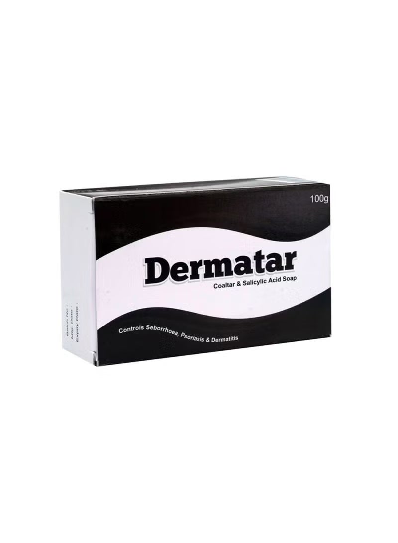 Coal Tar & Salicylic Acid Soap 100g | Medicated Relief for Psoriasis & Dermatitis | Gentle & Soothing Formula