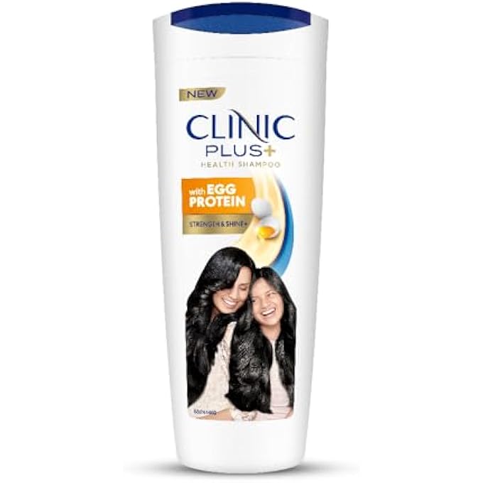 Clinic Plus STRENGTH & SHINE WITH EGG PROTEIN SHAMPOO, 355 ML - Image 1