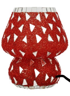 JINPINGHP JINPINGHP Handcrafted Natural Coloured Crystal Decorated Dome Shaped Glass Table Lamp for Home Bar Restaurant Cafe Decoration Design 3  - Image 1