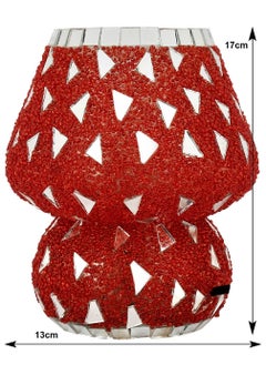 JINPINGHP JINPINGHP Handcrafted Natural Coloured Crystal Decorated Dome Shaped Glass Table Lamp for Home Bar Restaurant Cafe Decoration Design 3  - Image 2
