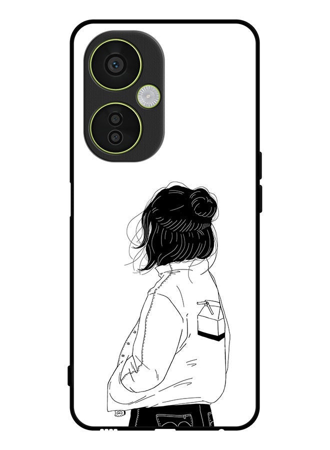 Covernex Protective Case Cover For OnePlus Nord CE 3 Lite Girl Think Very Deep - Image 1