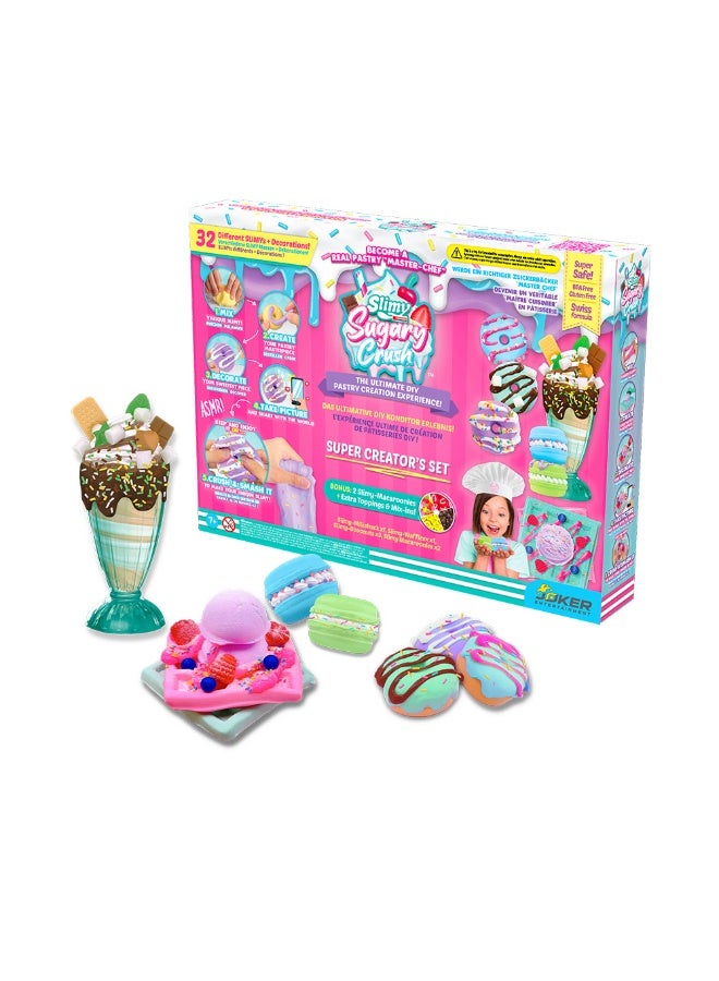 Slimy Sugary Crush™ DIY ASMR Ice Cream Series 1 Milkshake Maker Set, 2 Assortments to Collect, Safe Non-Toxic, BPA & Gluten Free - Image 1